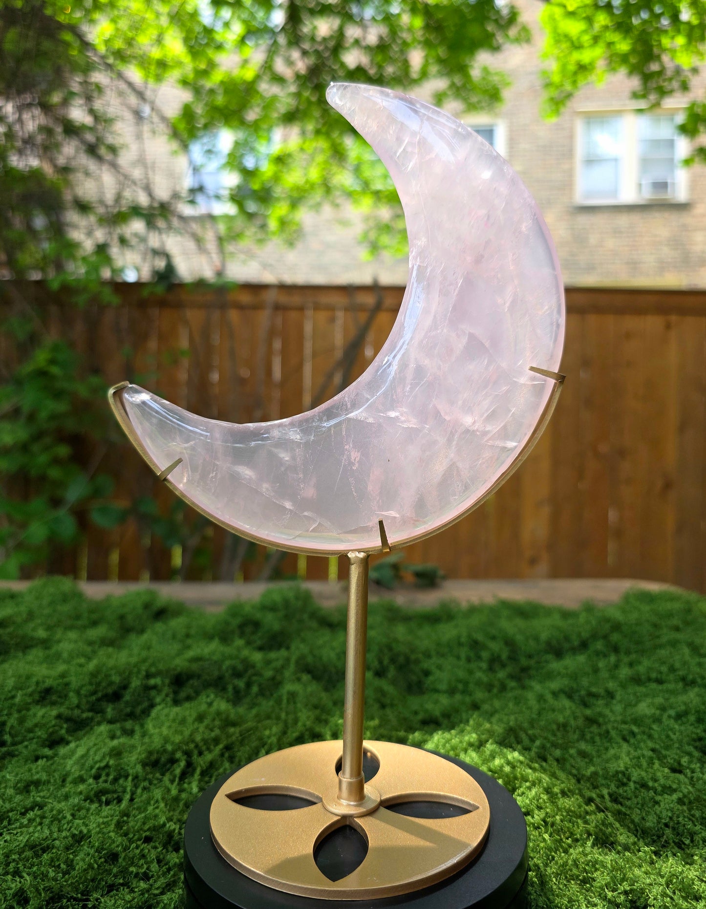 Rose Quartz Moon C
