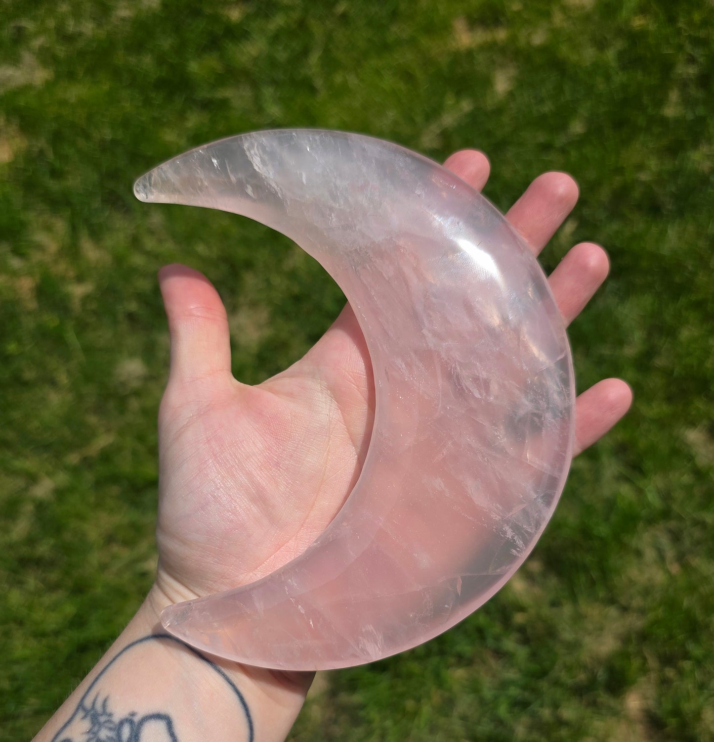 Rose Quartz Moon C