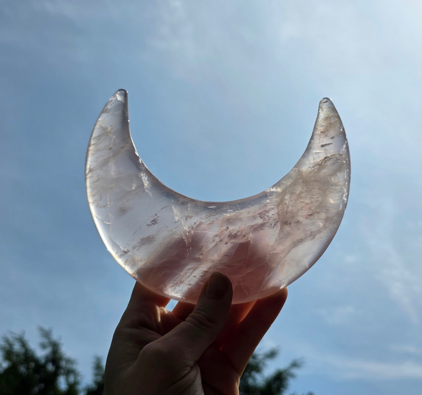 Rose Quartz Moon C