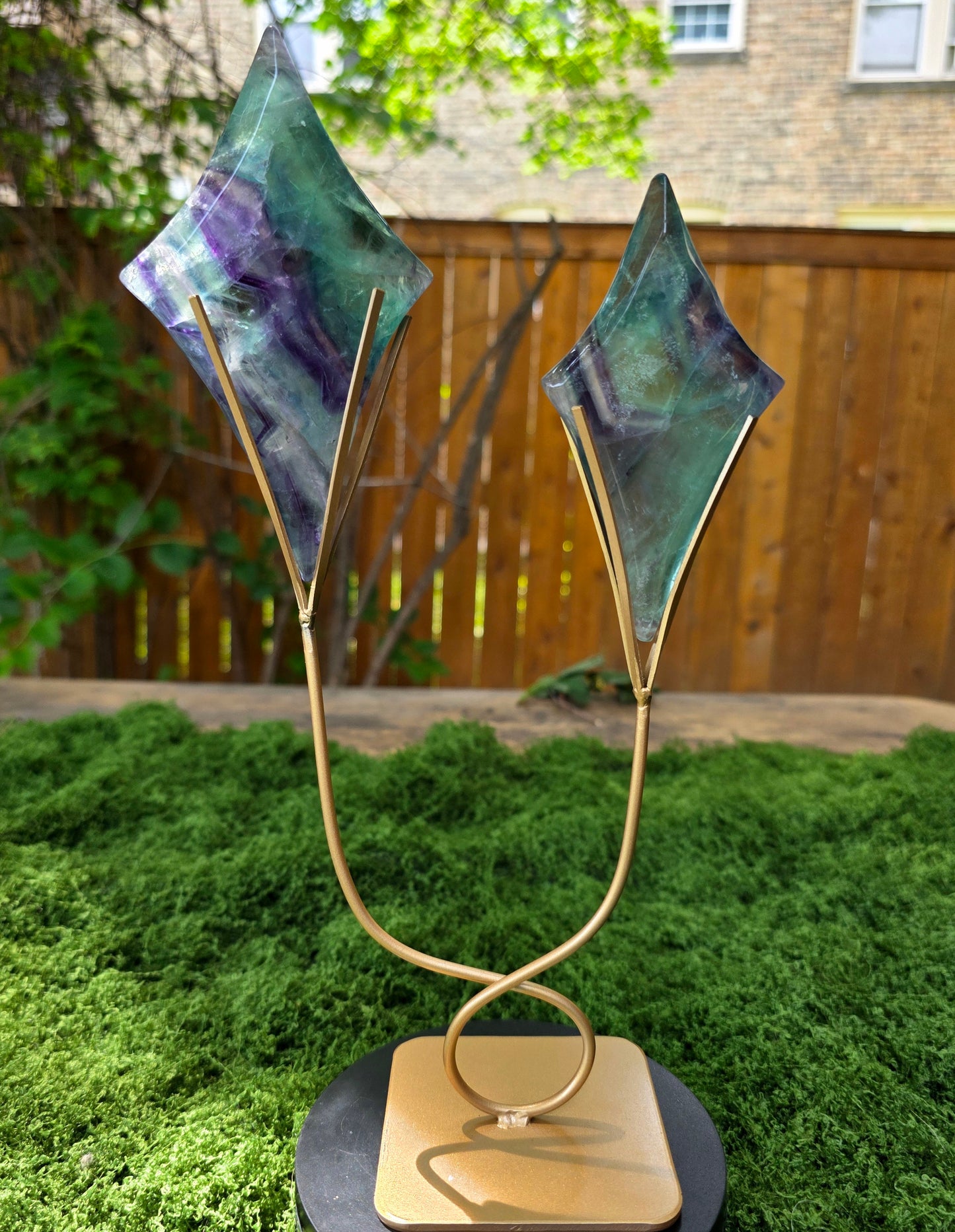 Banded Fluorite Double Stars