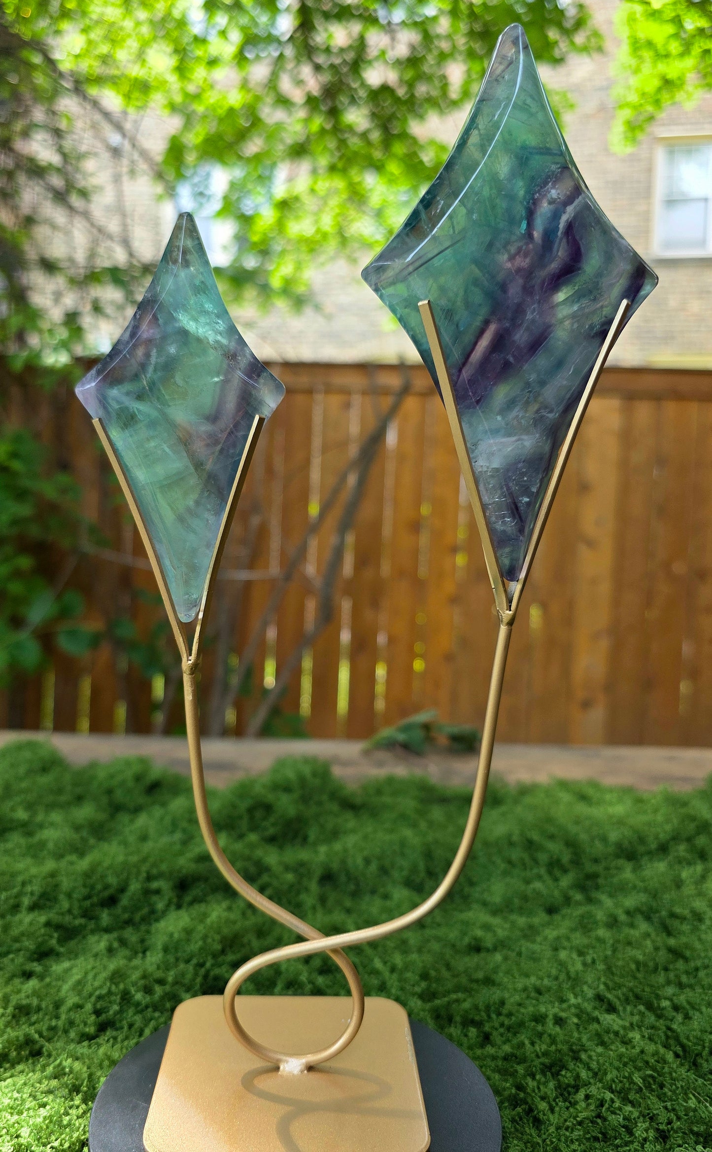 Banded Fluorite Double Stars
