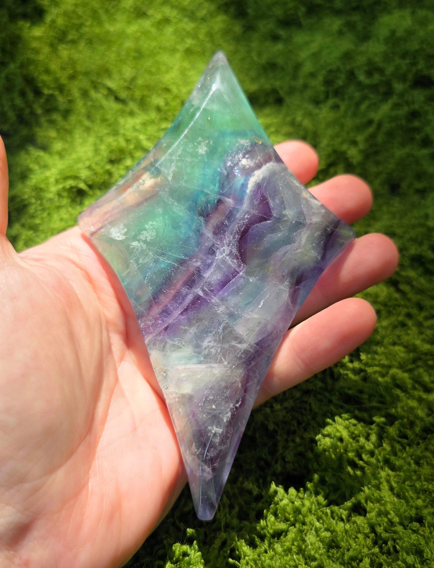 Banded Fluorite Double Stars
