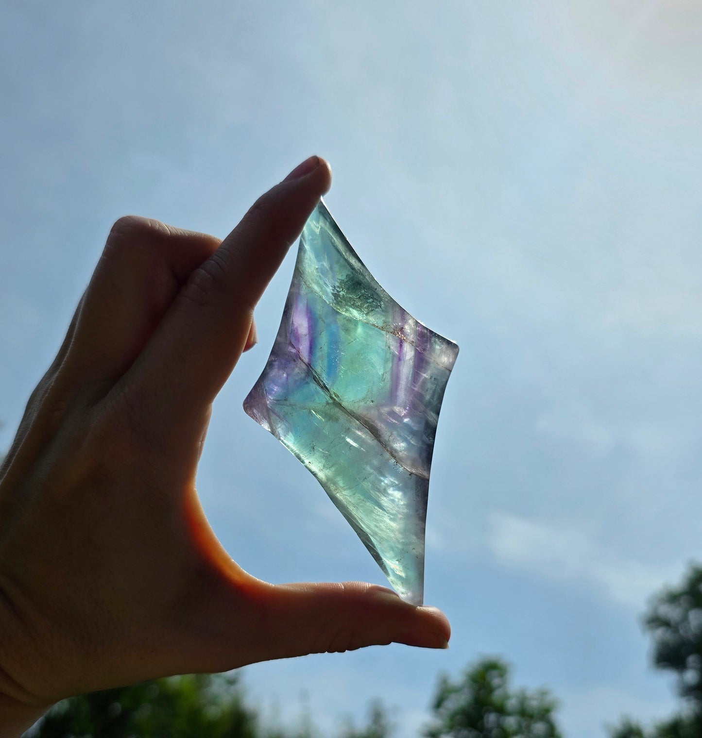 Banded Fluorite Double Stars