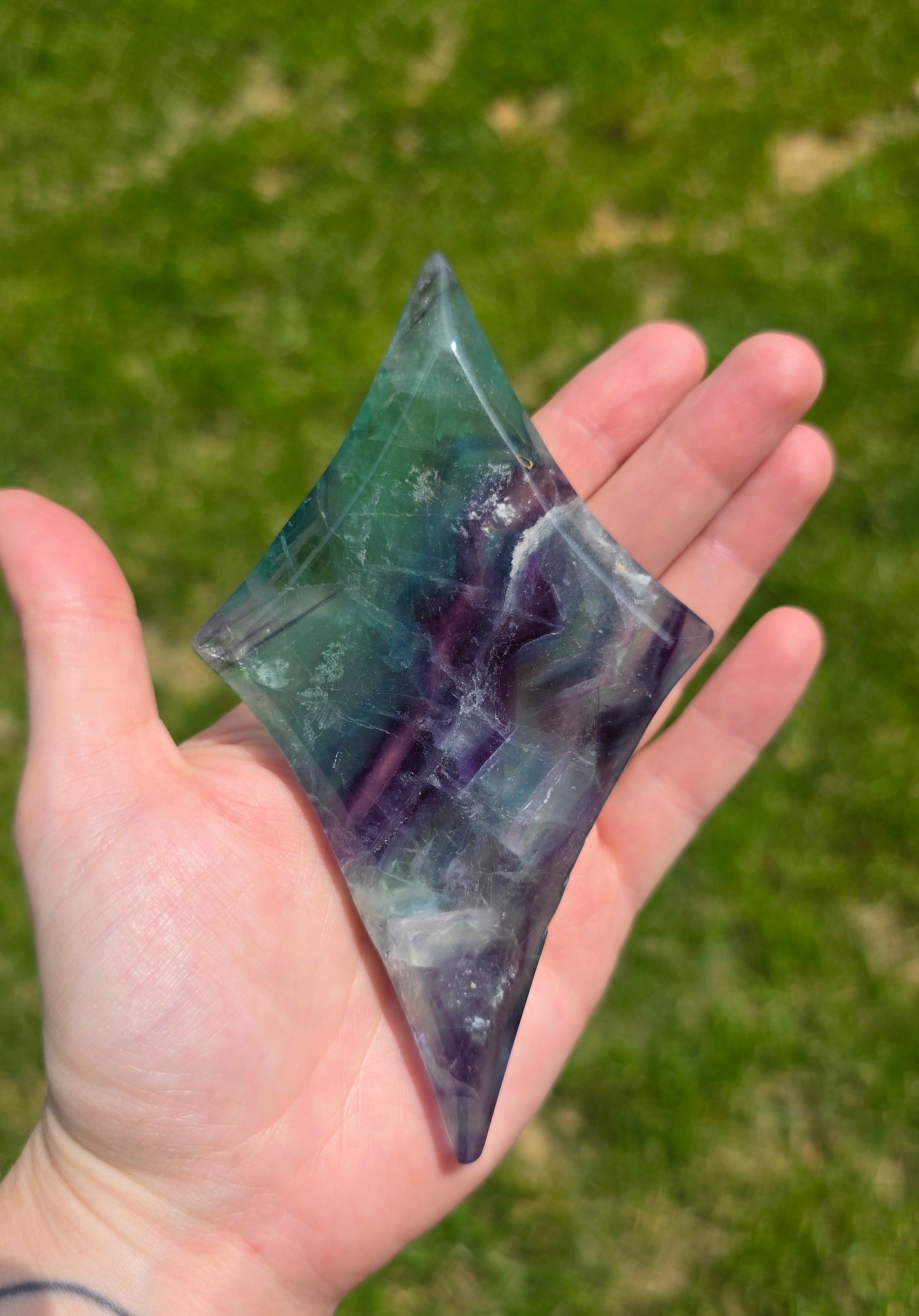 Banded Fluorite Double Stars