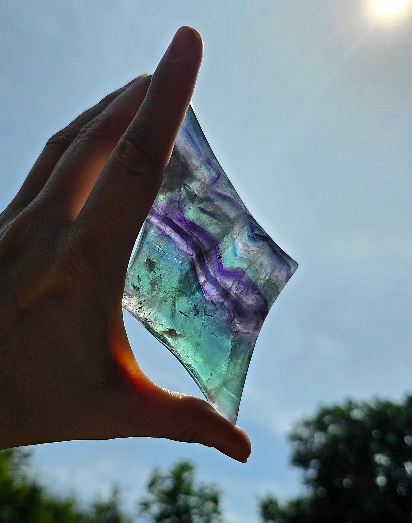 Banded Fluorite Double Stars