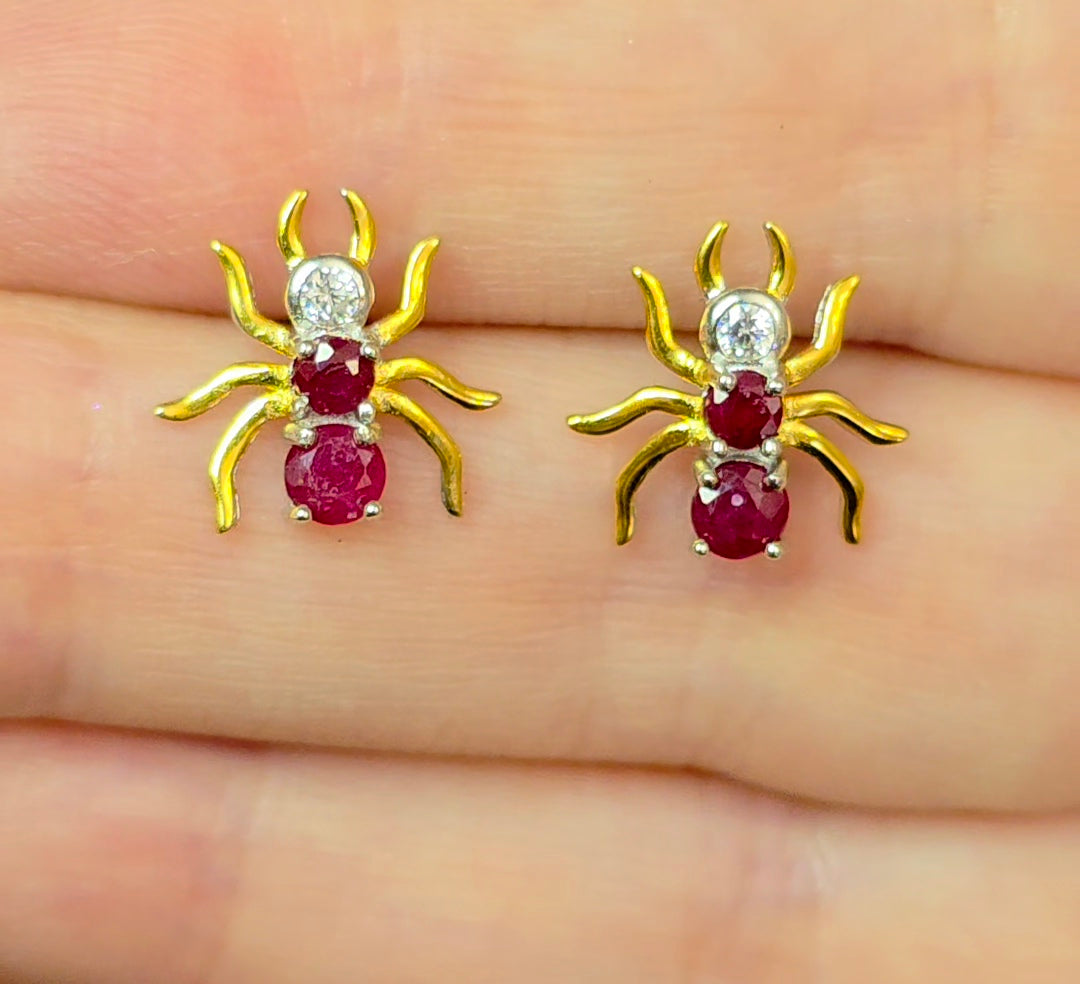 Ruby Aunt Earrings