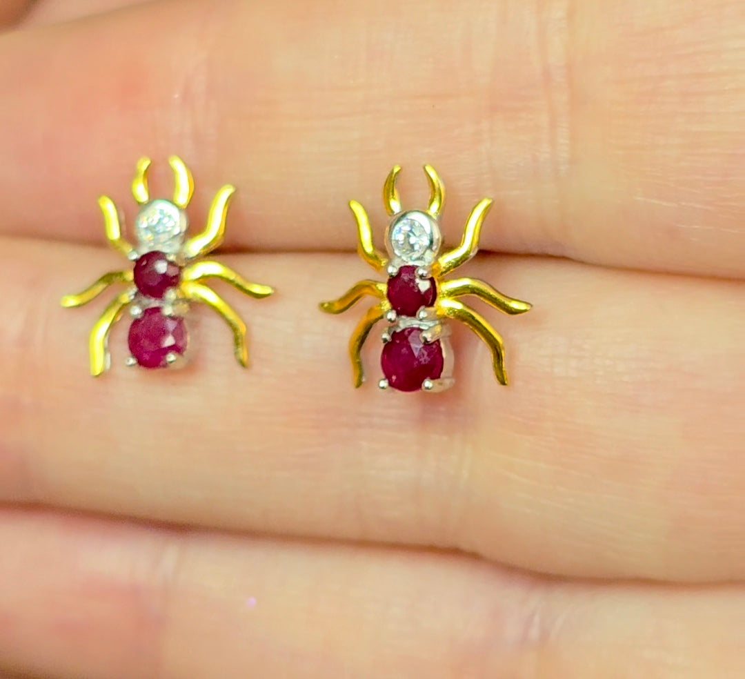 Ruby Aunt Earrings