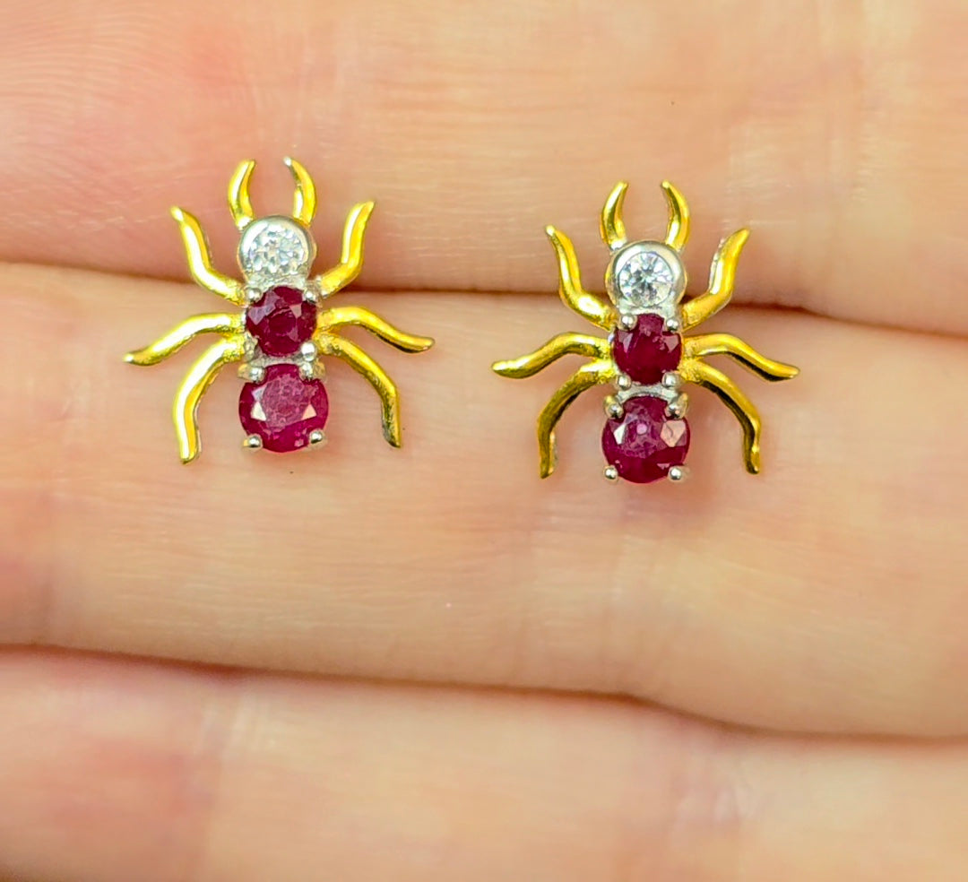 Ruby Aunt Earrings