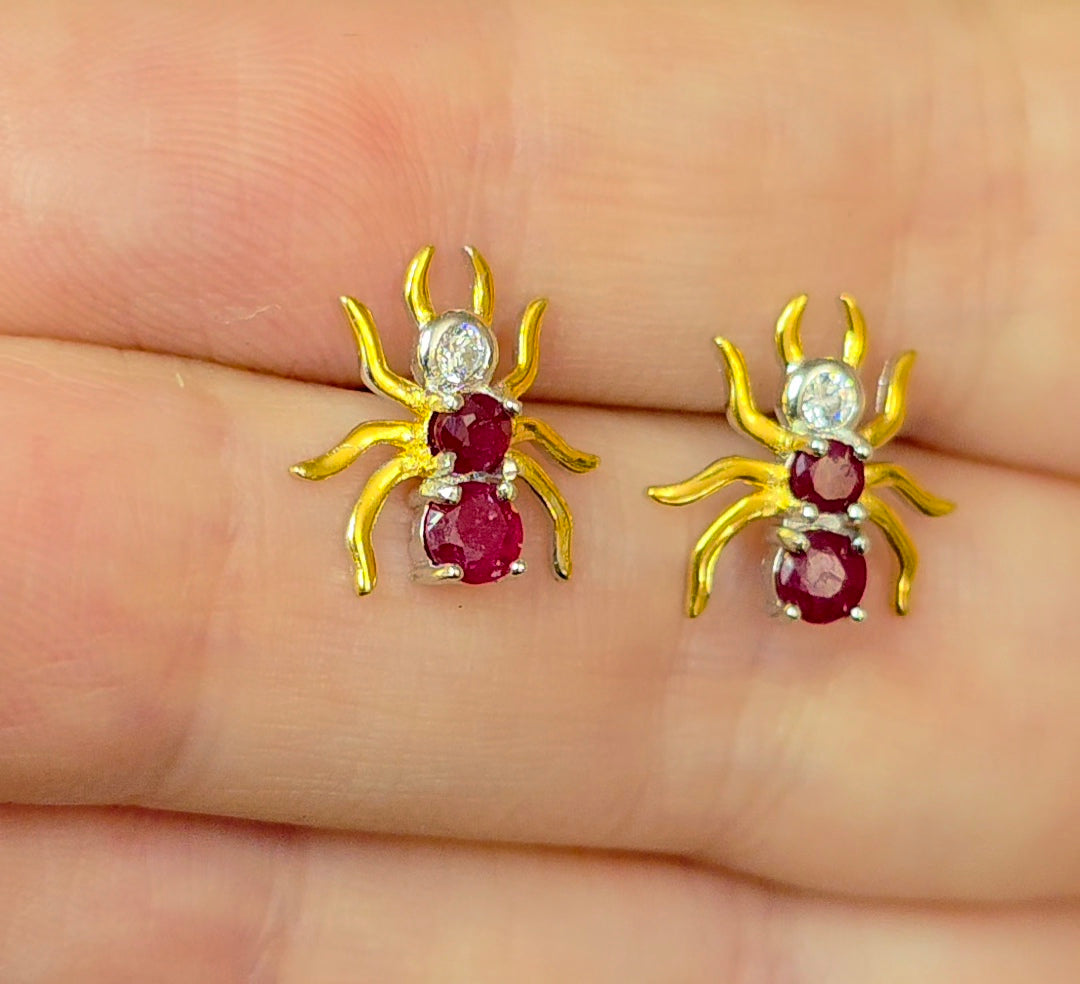 Ruby Aunt Earrings