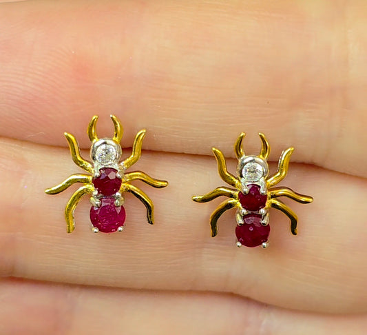 Ruby Aunt Earrings
