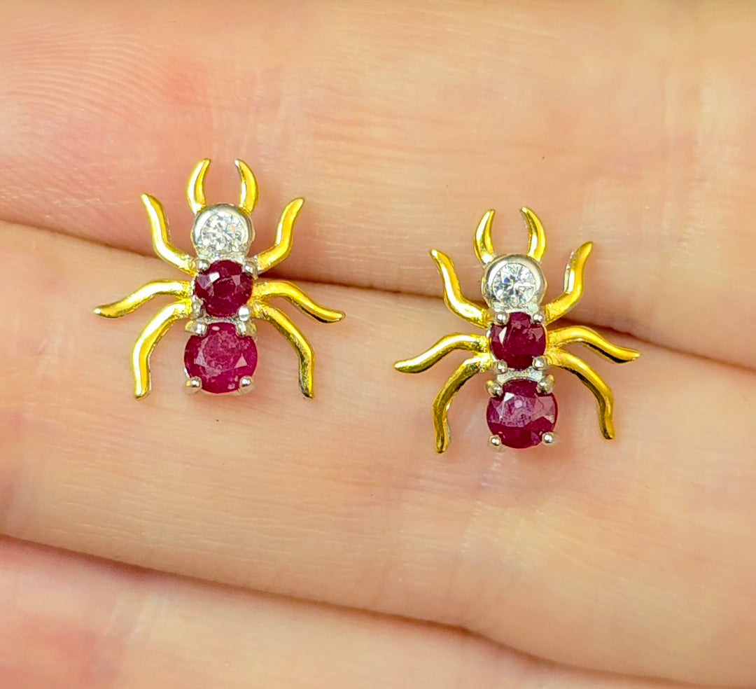 Ruby Aunt Earrings