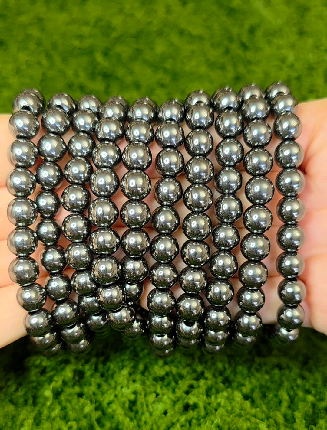 8mm Hematite Stretch Bracelet