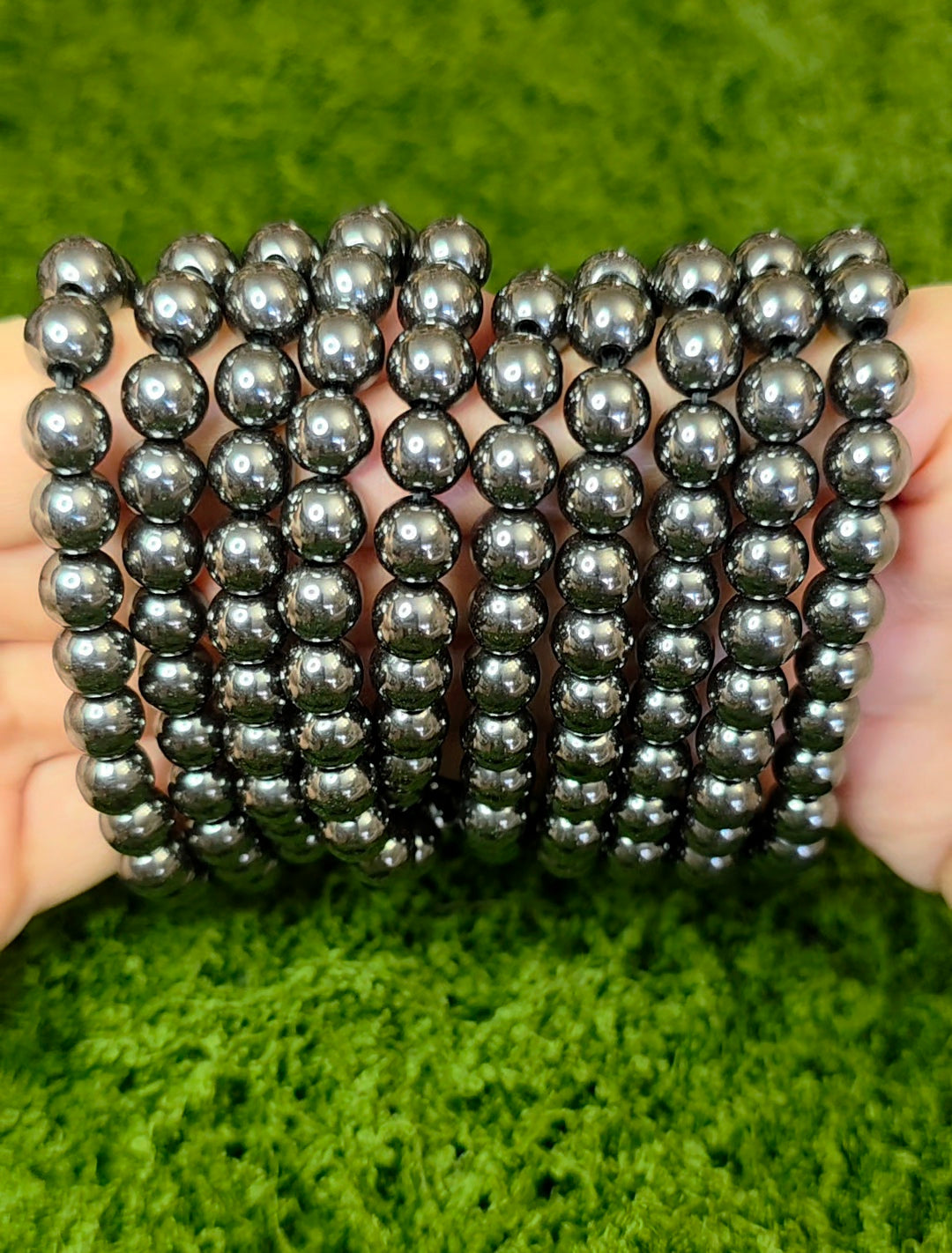 8mm Hematite Stretch Bracelet