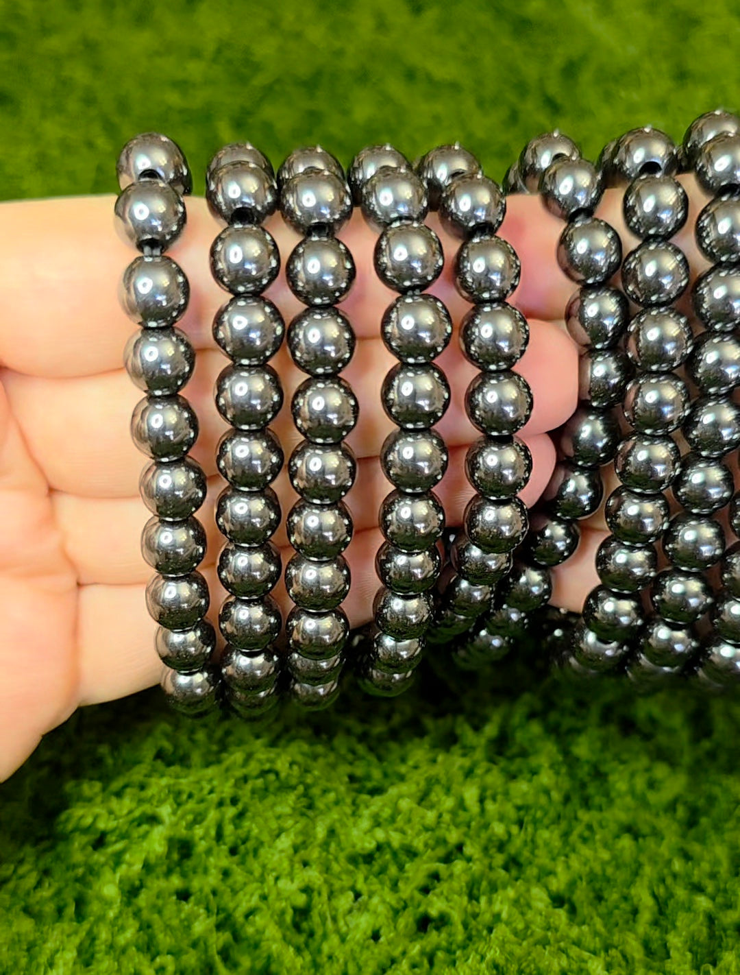 8mm Hematite Stretch Bracelet
