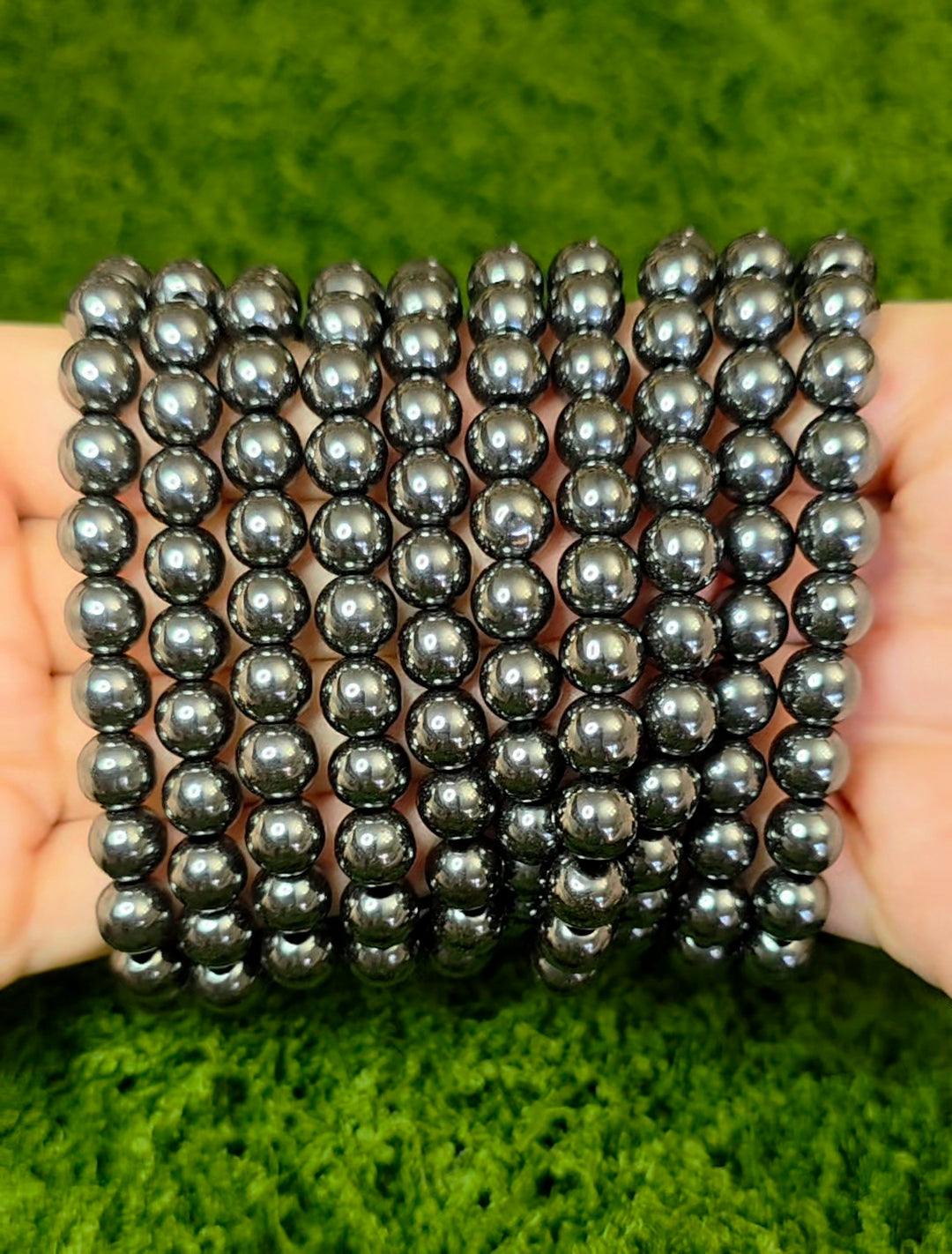 8mm Hematite Stretch Bracelet