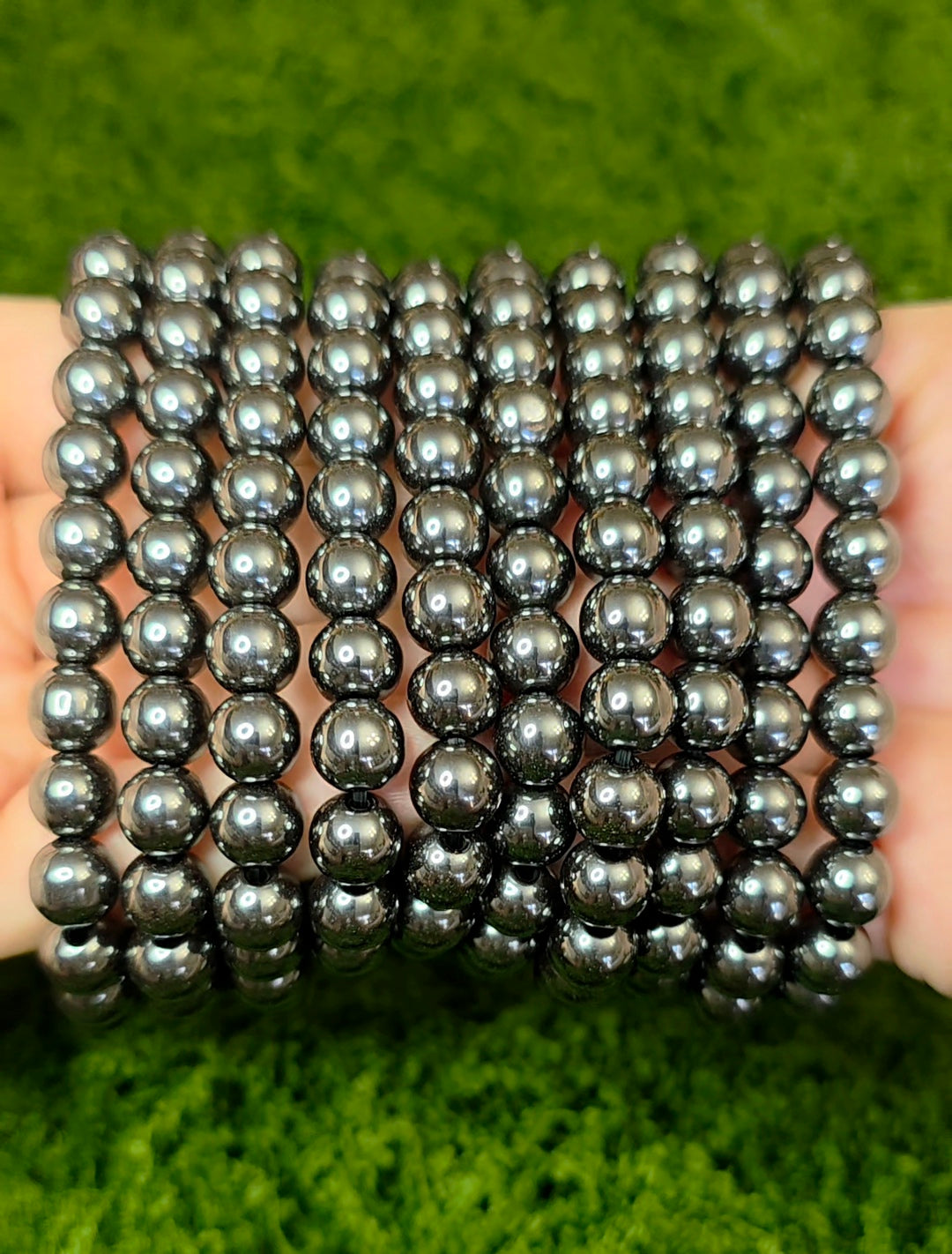8mm Hematite Stretch Bracelet