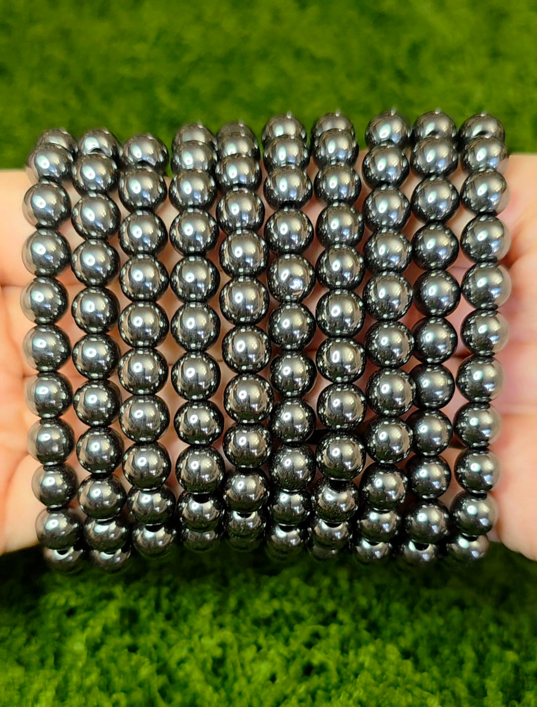8mm Hematite Stretch Bracelet