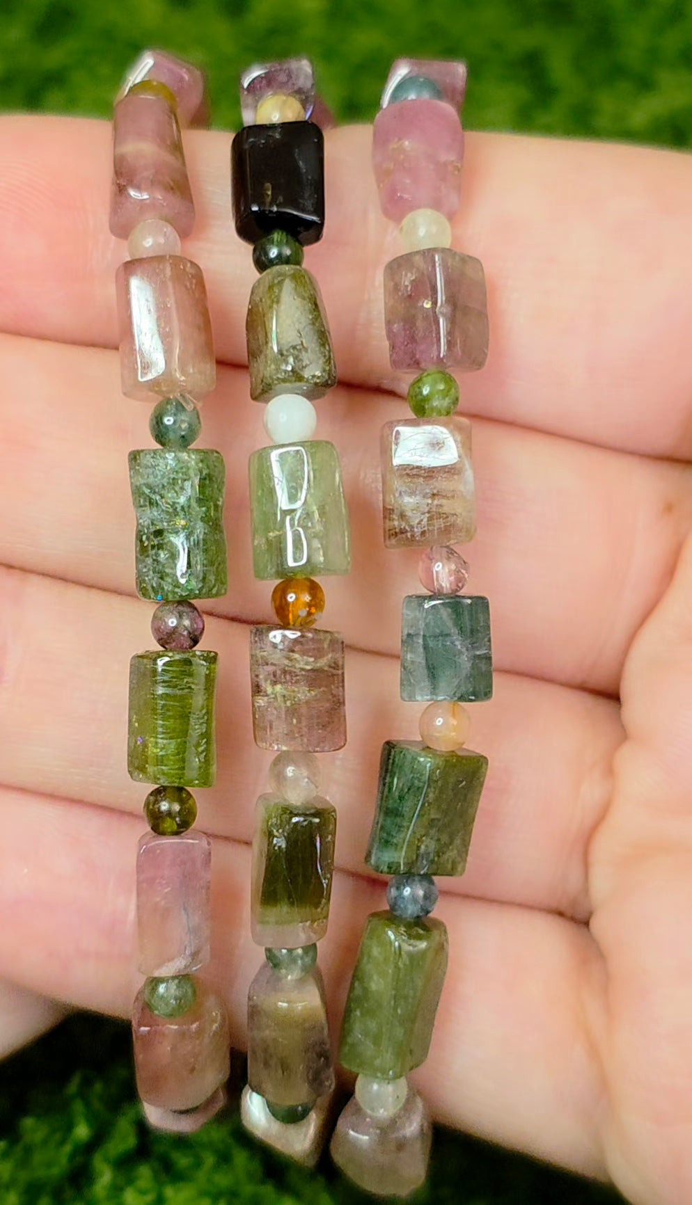Tourmaline Freeform Stretch Bracelet