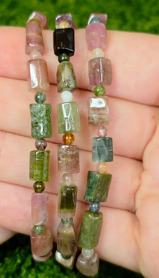 Tourmaline Freeform Stretch Bracelet