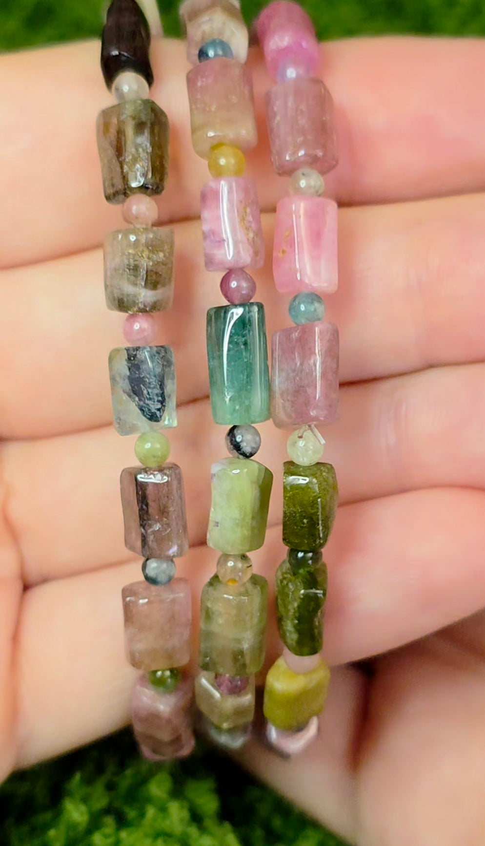 Tourmaline Freeform Stretch Bracelet
