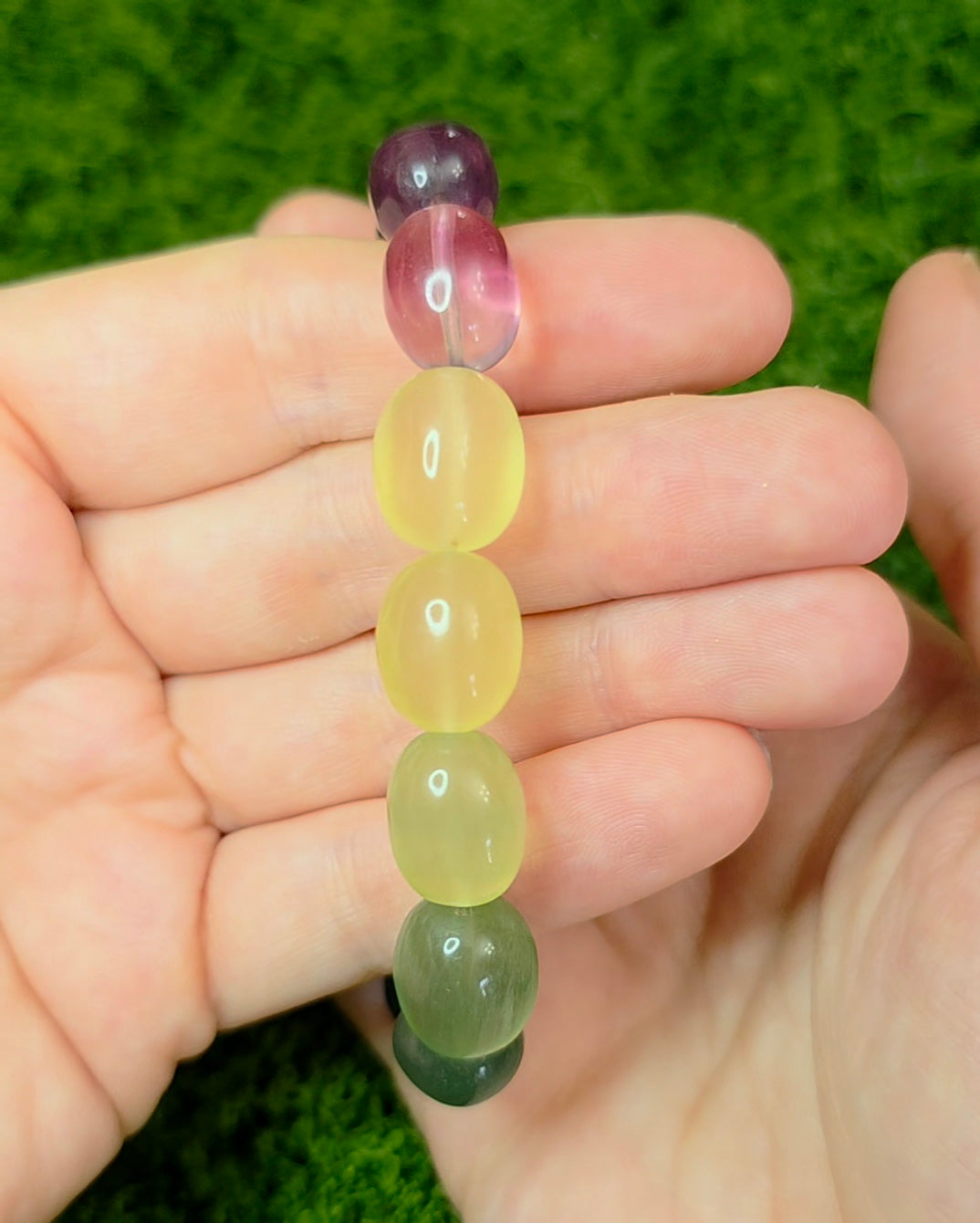 Candy Fluorite Stretch Bracelet