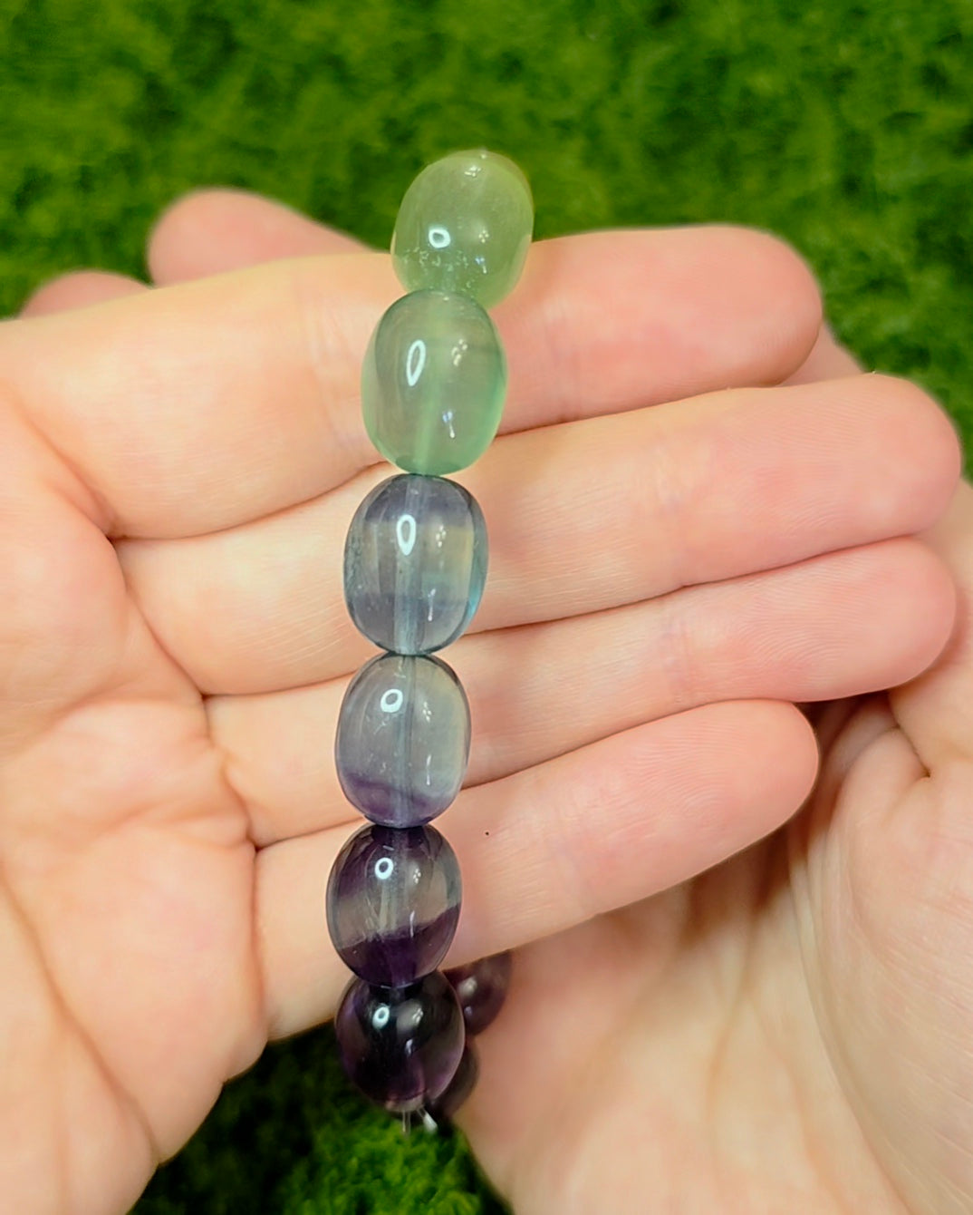 Candy Fluorite Stretch Bracelet