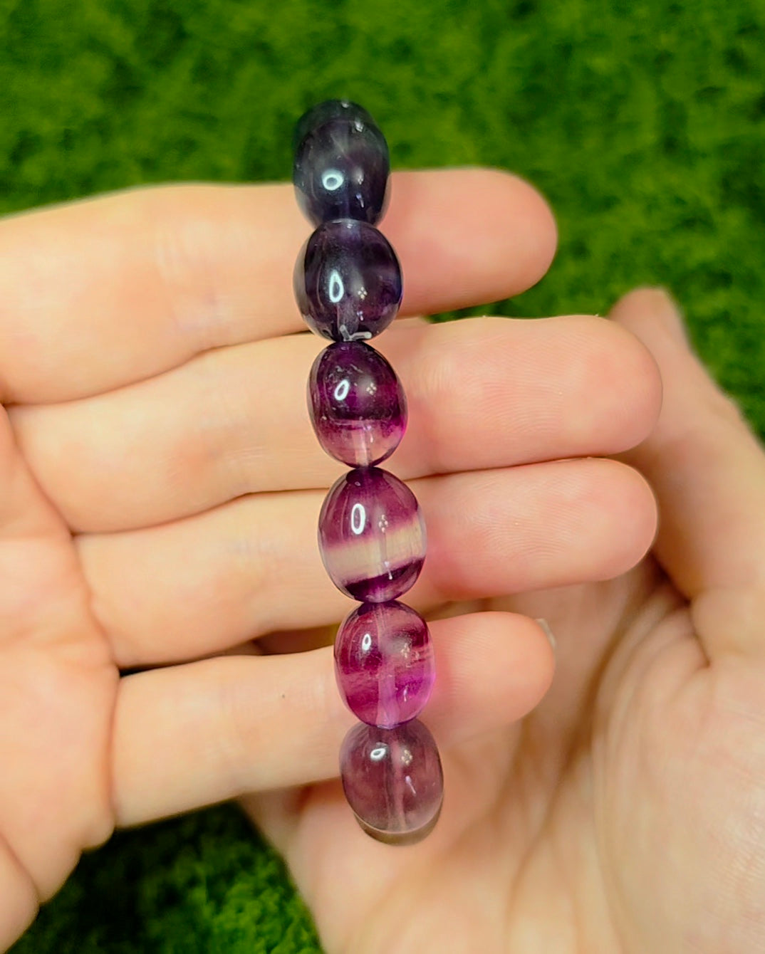 Candy Fluorite Stretch Bracelet