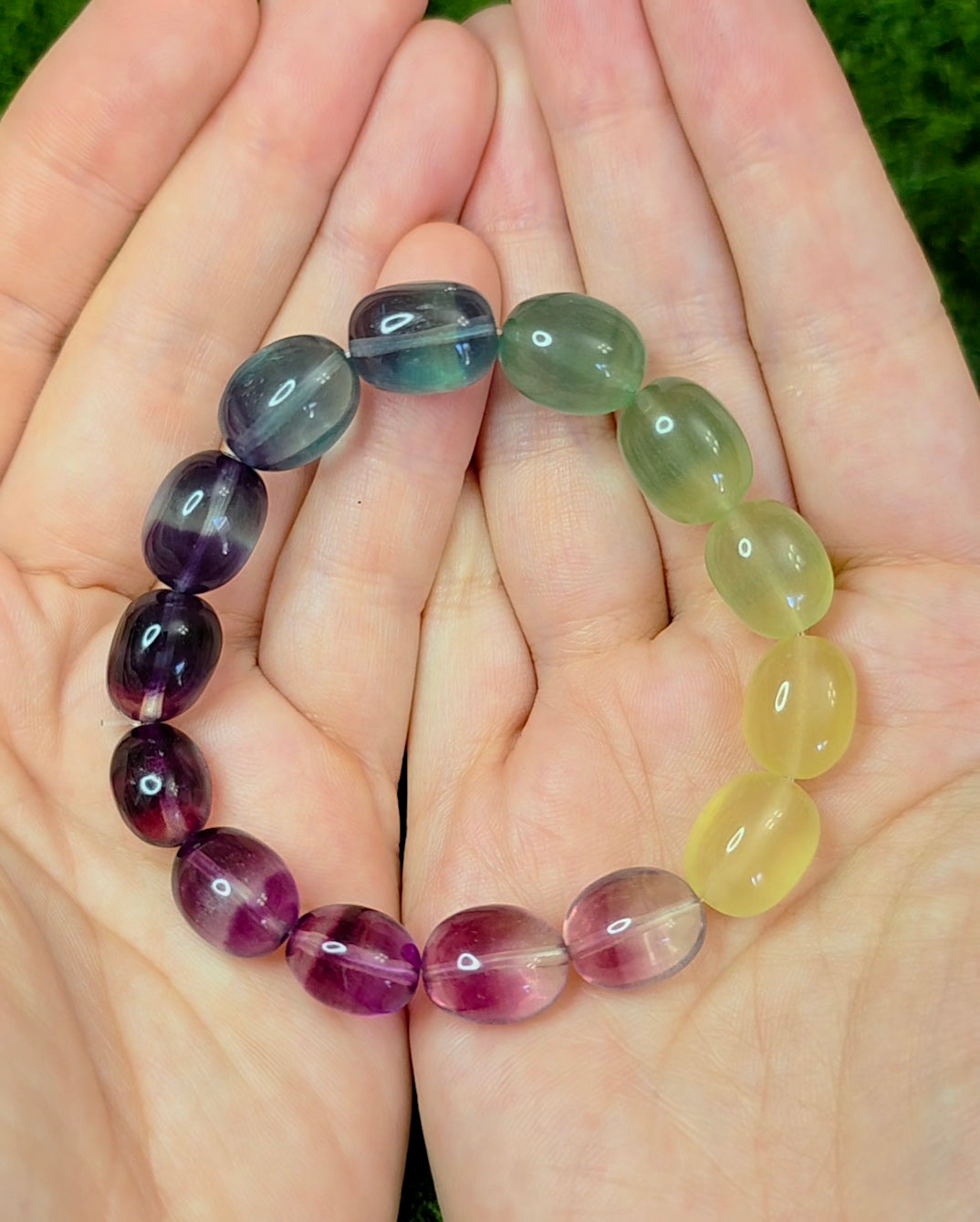 Candy Fluorite Stretch Bracelet
