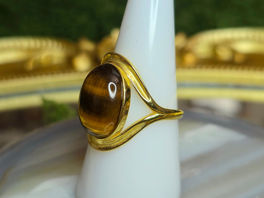 Golden Tigers Eye Ring
