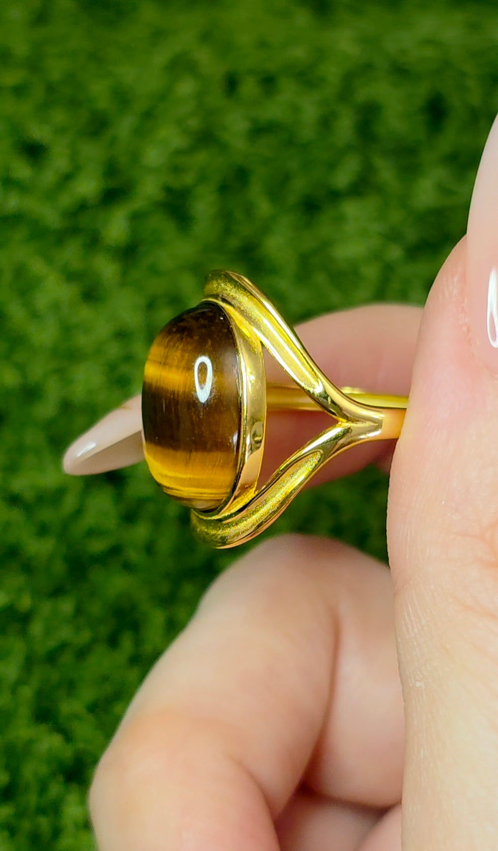 Golden Tigers Eye Ring