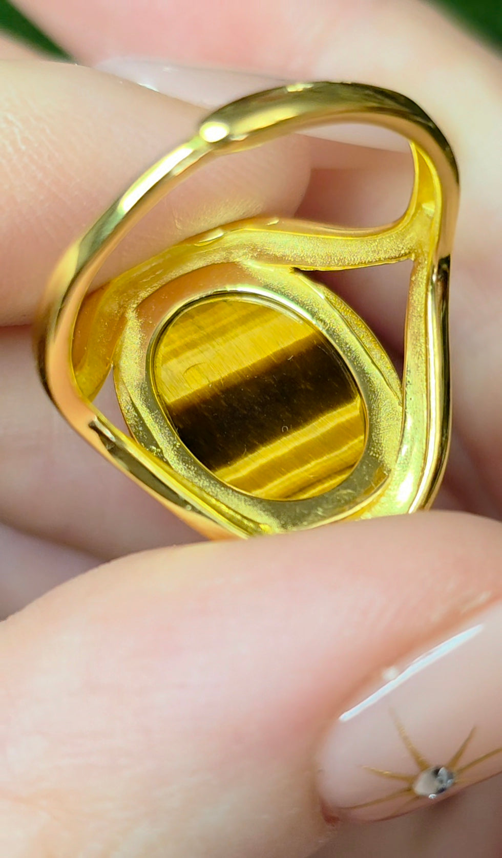 Golden Tigers Eye Ring