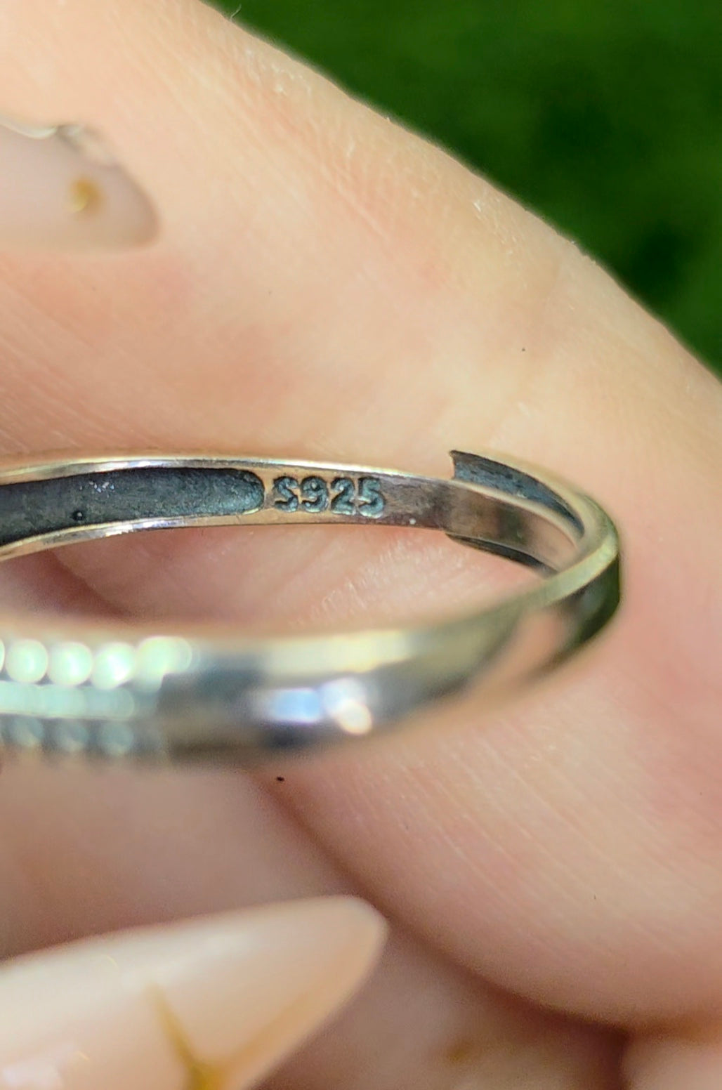 Banded Fluorite Ring