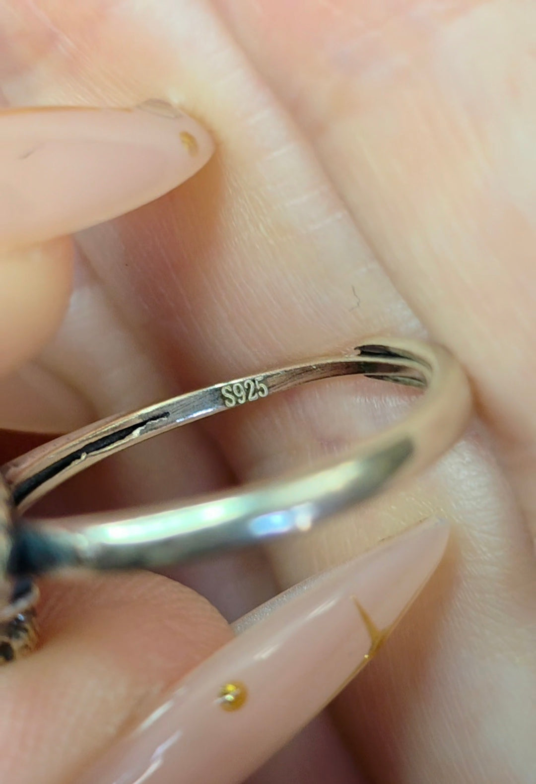 Garnet Bird Ring