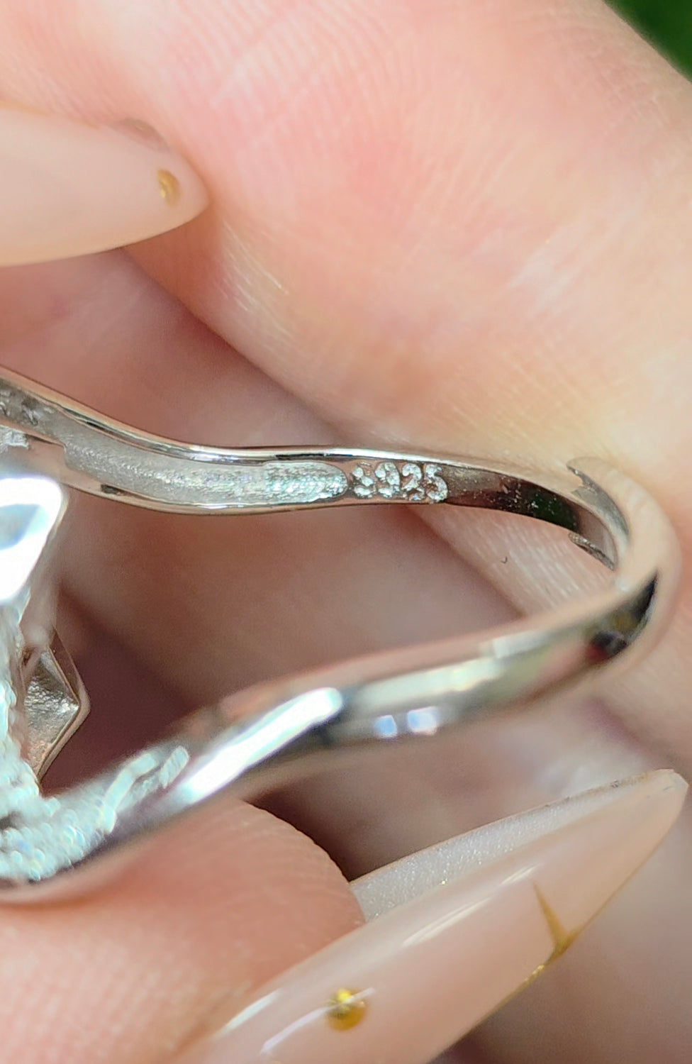 Devil's Eye Clear Quartz Ring C