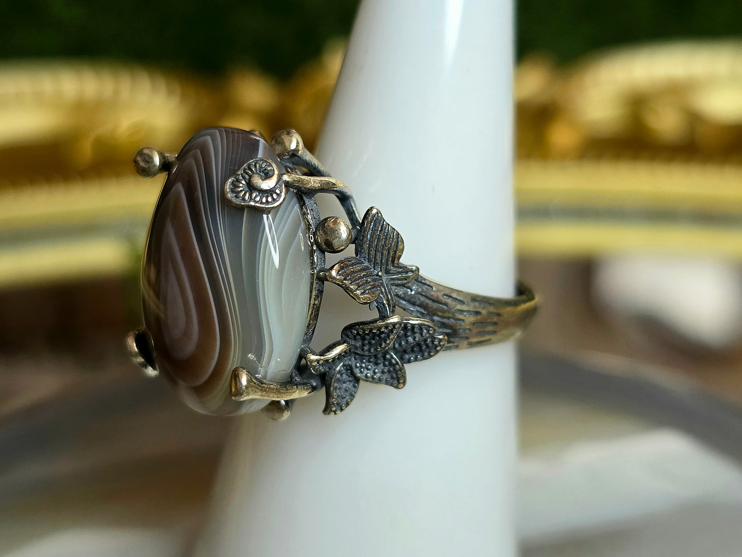 Botswana Agate Ring