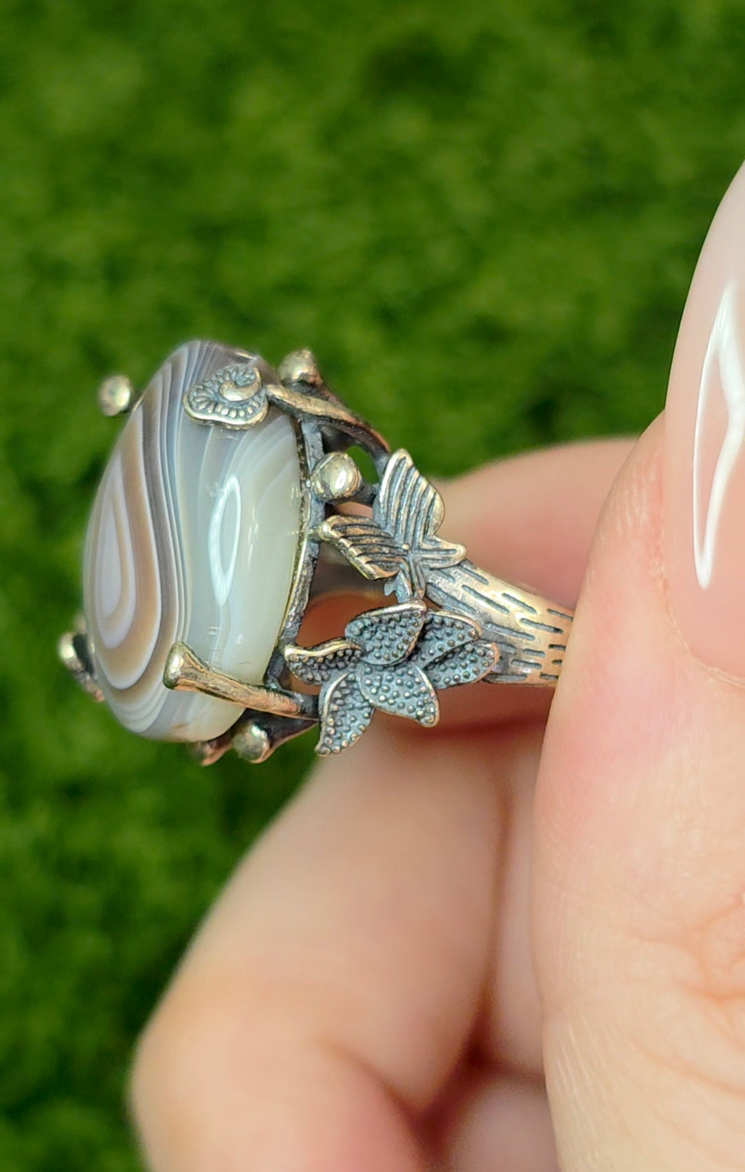 Botswana Agate Ring