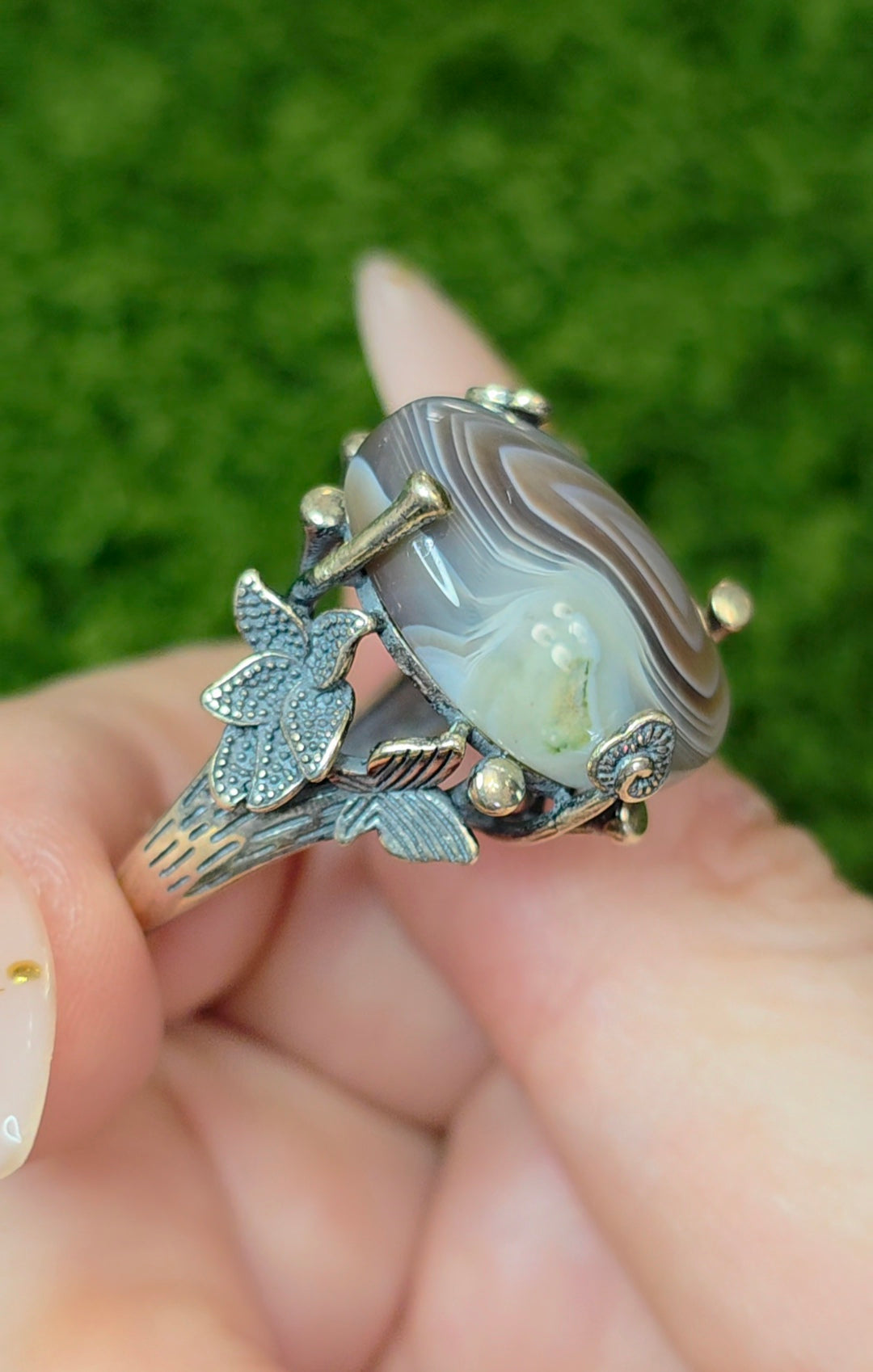 Botswana Agate Ring
