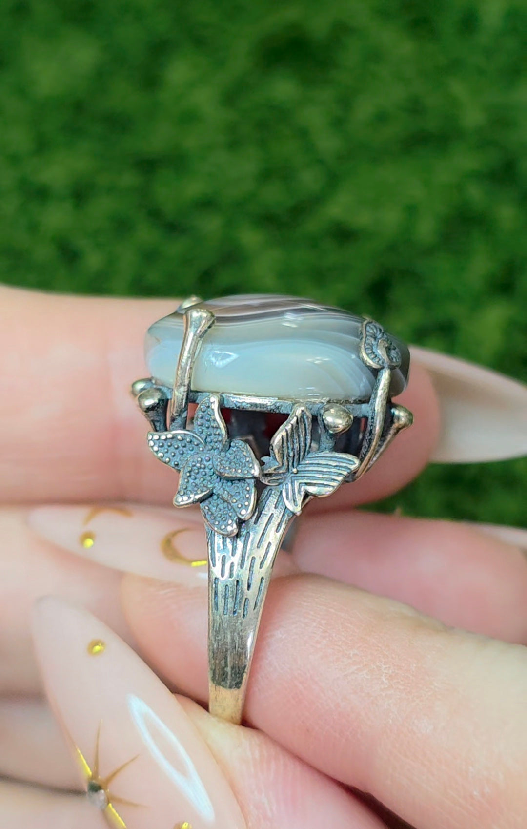 Botswana Agate Ring