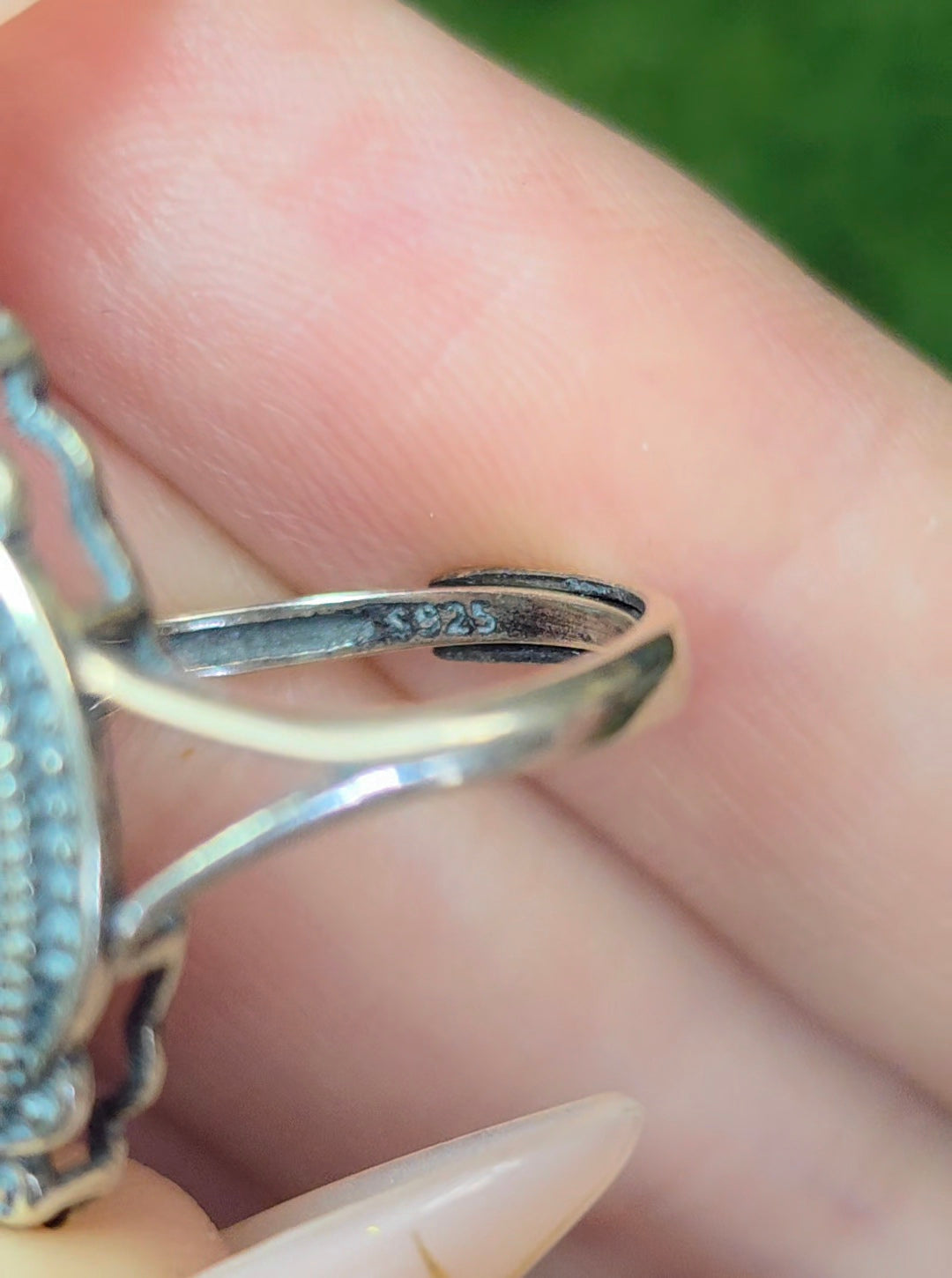 Lavender Rose Quartz Ring C