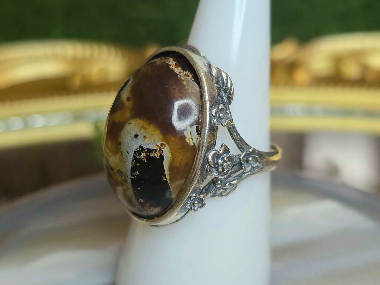 Indonesian Sumatra Amber Ring B