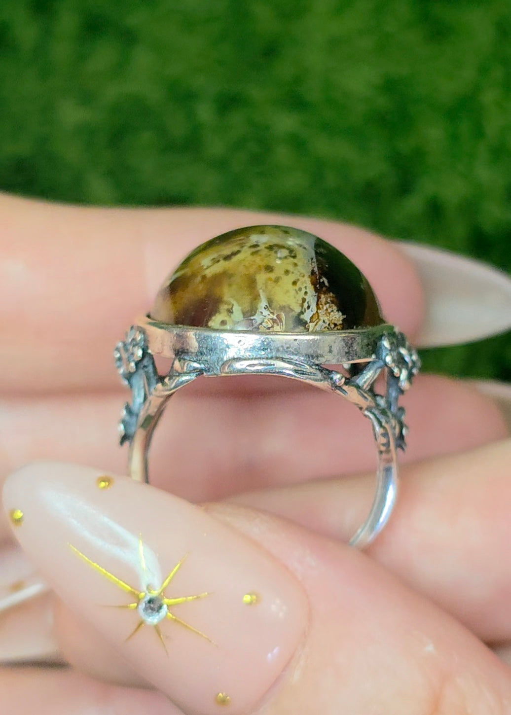 Indonesian Sumatra Amber Ring B