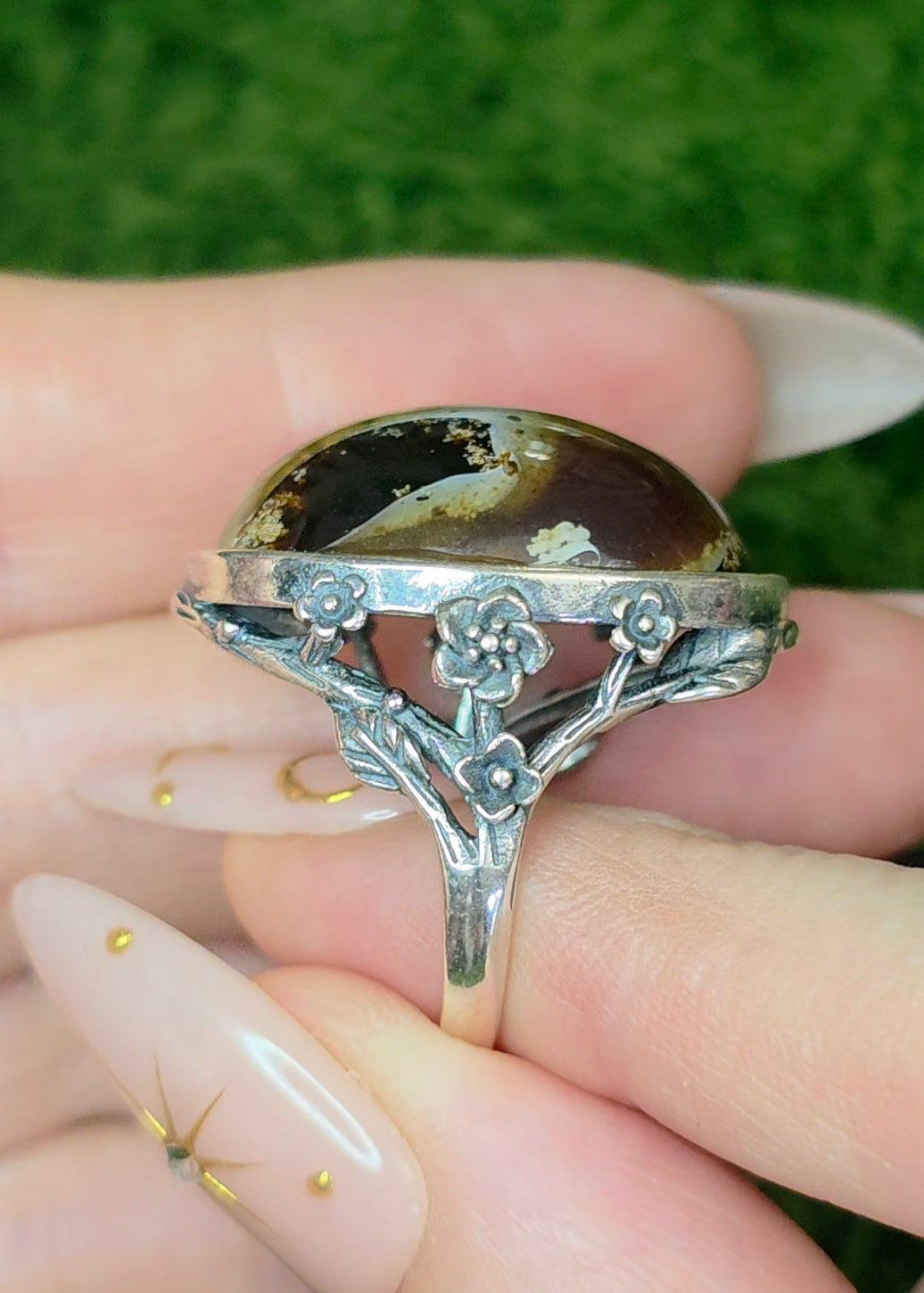 Indonesian Sumatra Amber Ring B