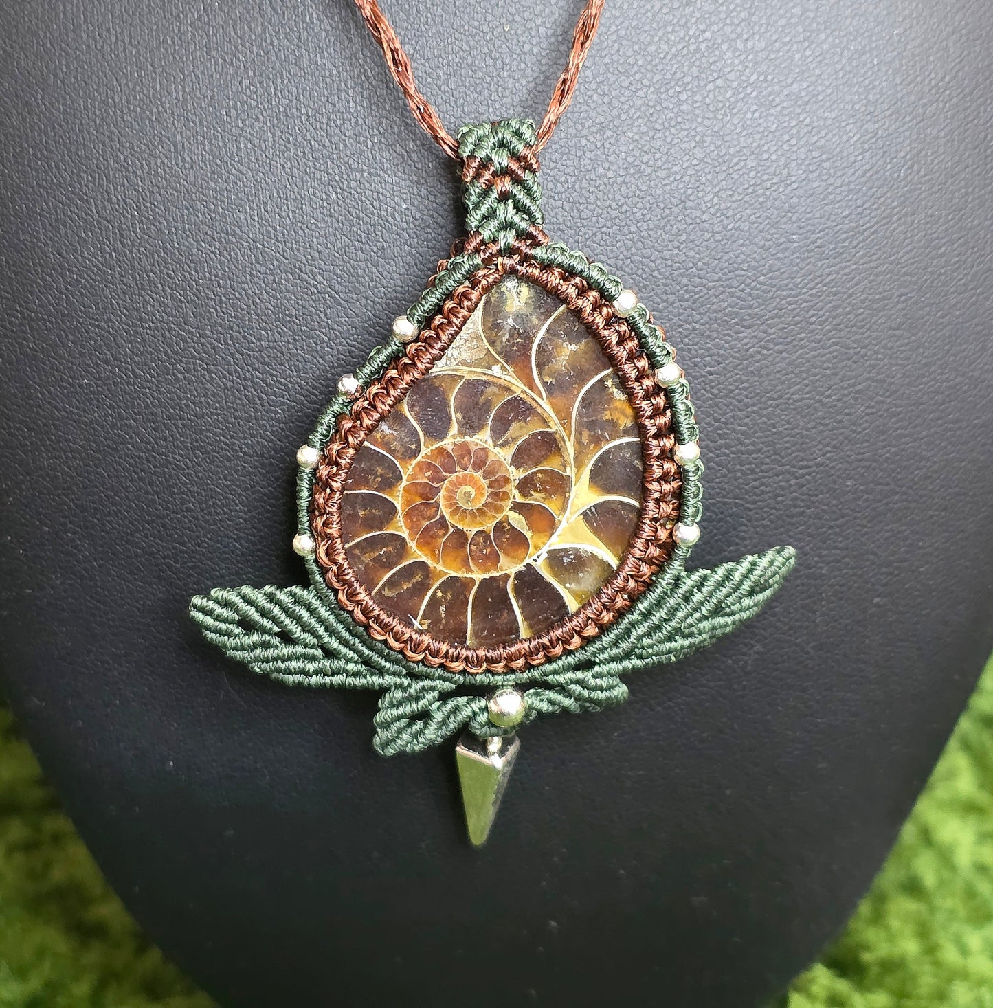 Adjustable Ammonite Necklace B