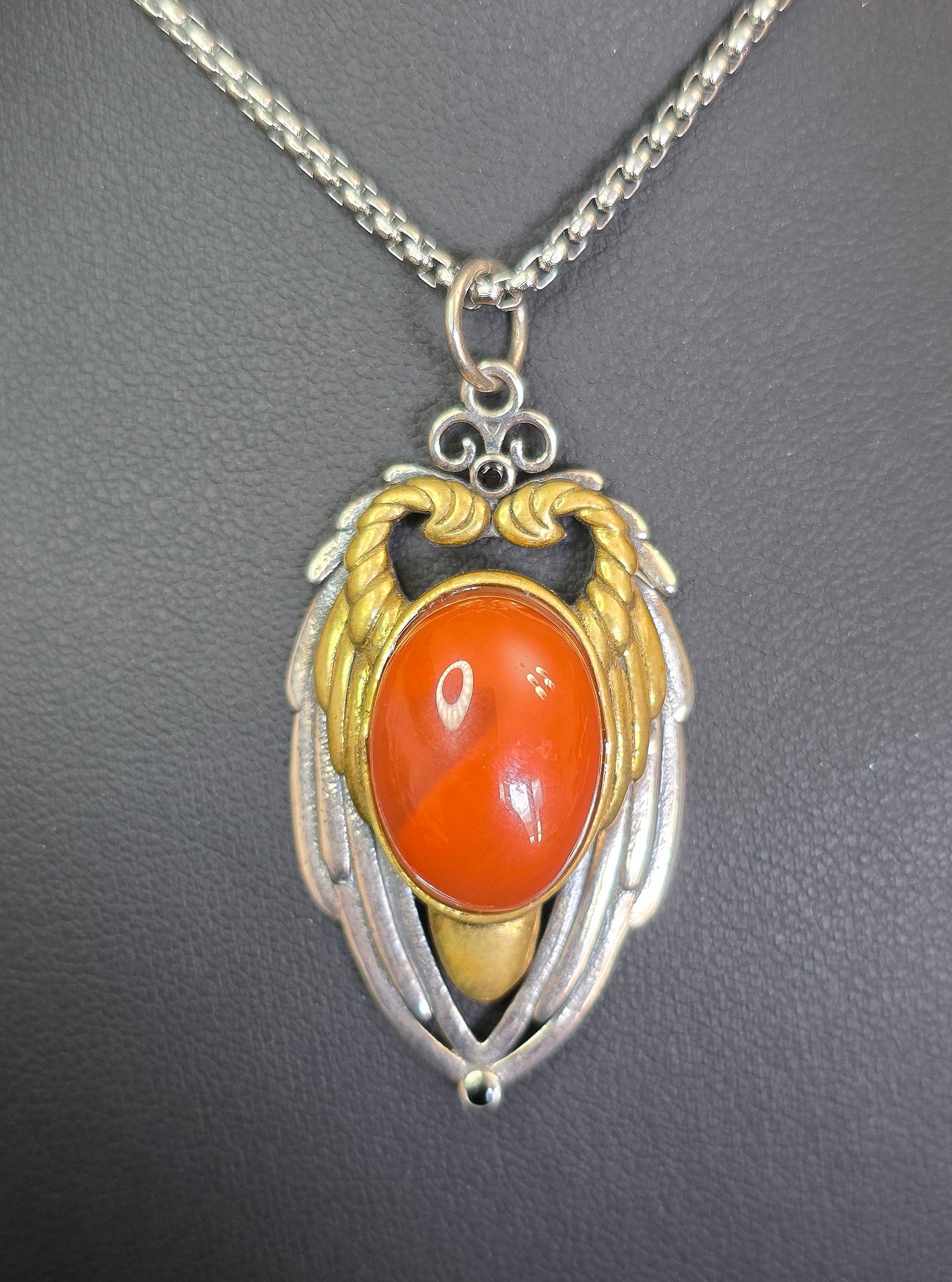 Carnelian Wings Pendant