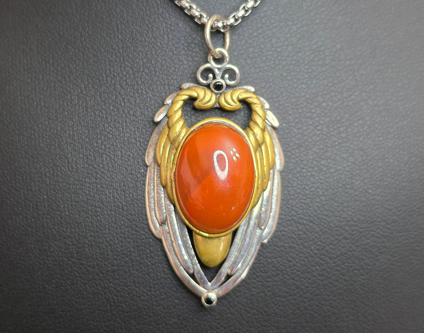 Carnelian Wings Pendant