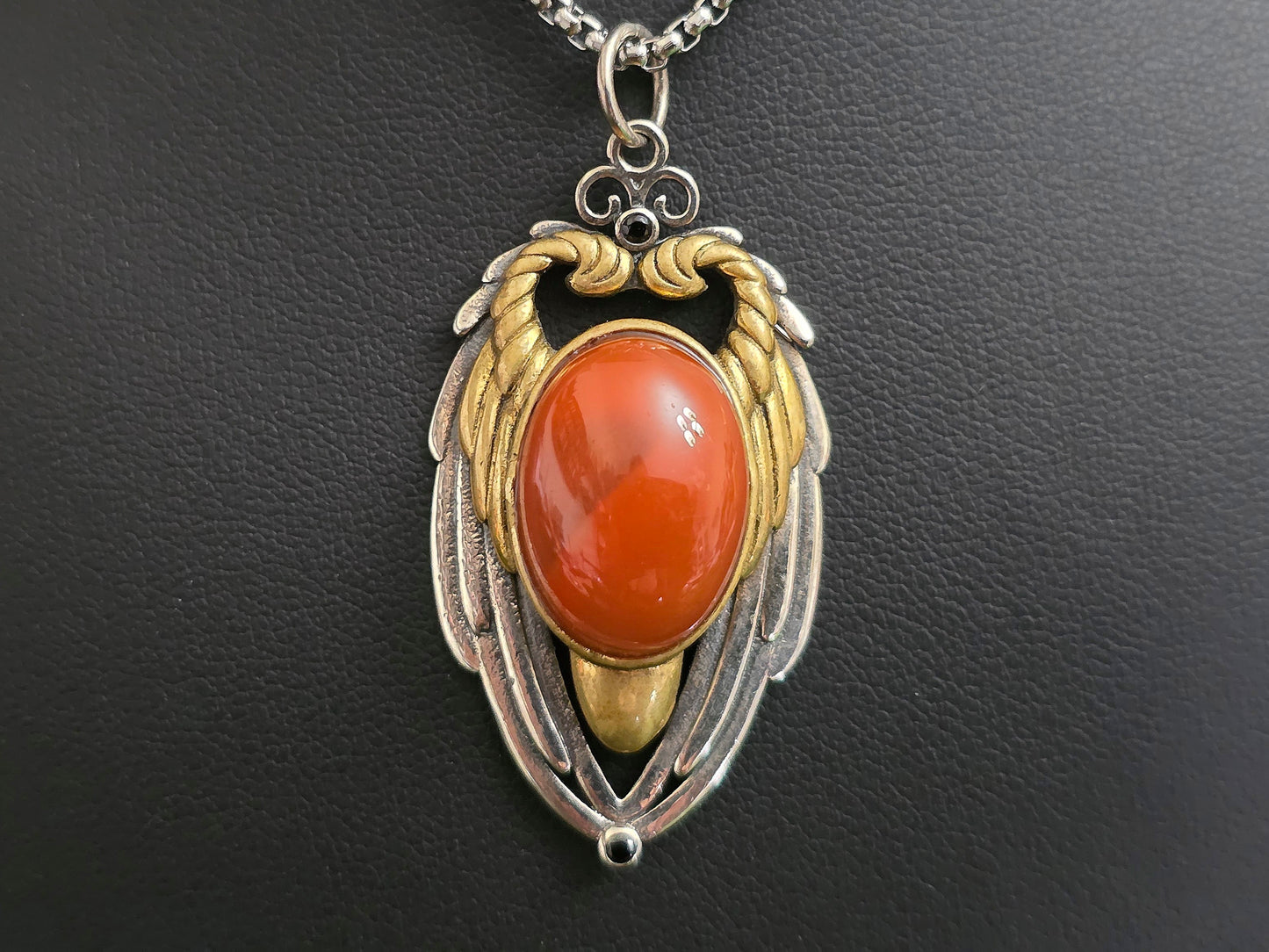 Carnelian Wings Pendant