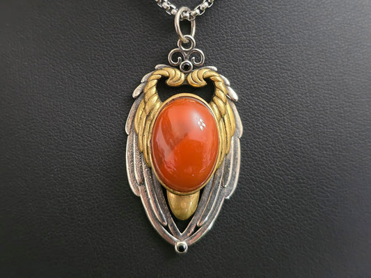 Carnelian Wings Pendant