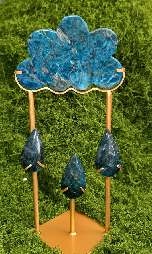 Blue Apatite Rain Cloud A