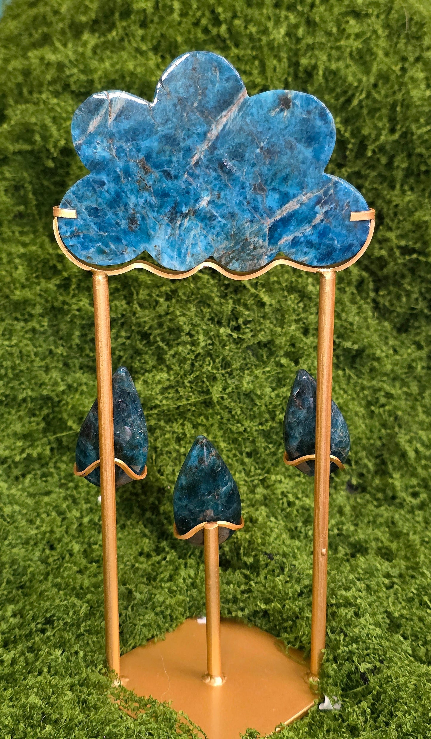 Blue Apatite Rain Cloud A