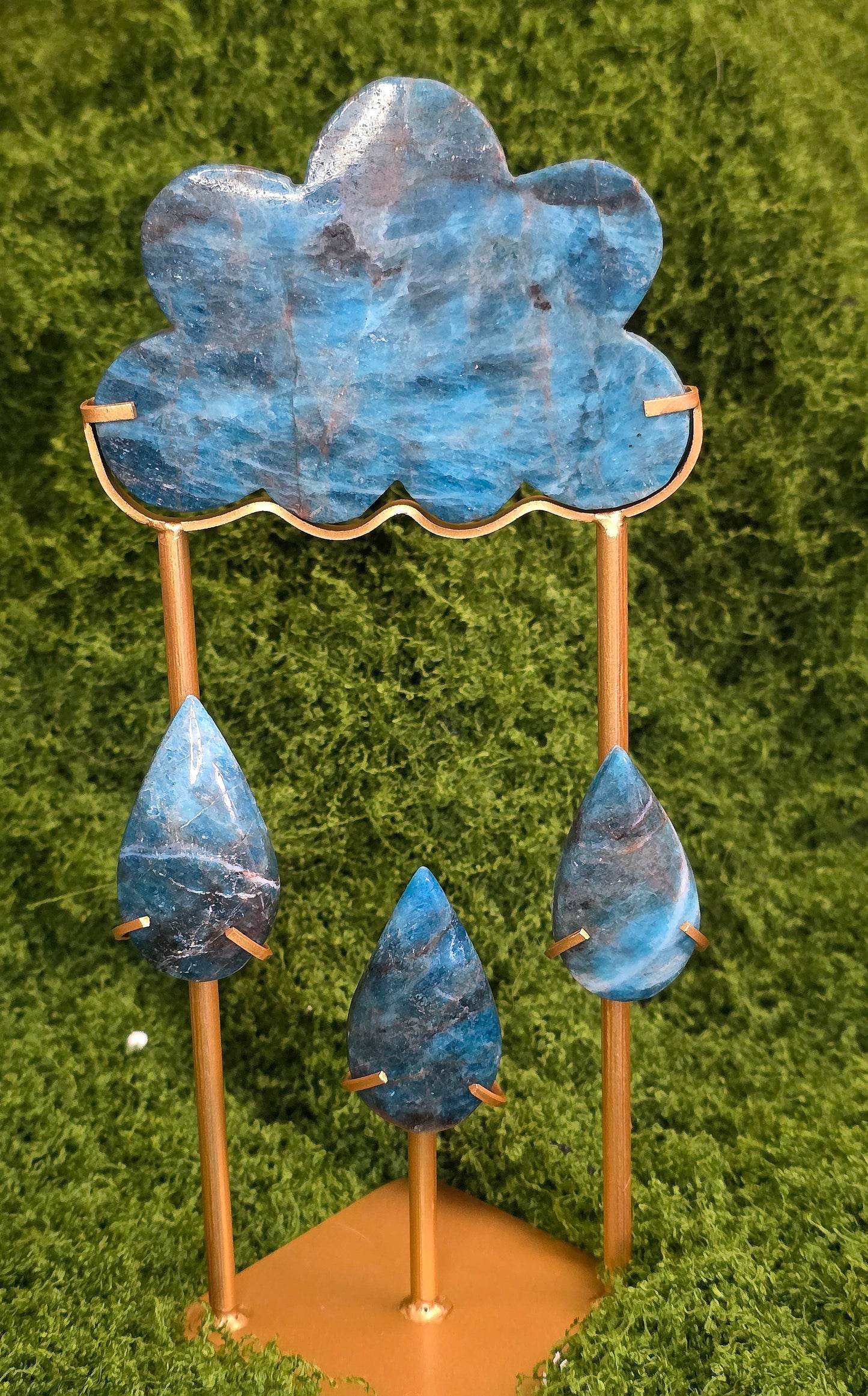 Blue Apatite Rain Cloud B